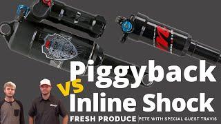 Inline Vrs. Piggy-Back Shock - What is best for  your type of Riding?