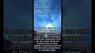 One of the horrible truths about hyperspace in Star Wars #shorts #starwars #starwarsexplained