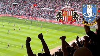 GREAT NOISE AS OVER 40,000 FANS WATCH Sunderland 4-0 Sheffield Wednesday vlog