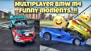 Multiplayer Bmw m4||Funny moments ||Extreme car driving simulator||