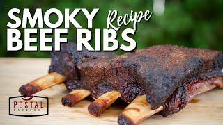 Smoked Beef Ribs Recipe - How to Smoke Beef Ribs on the Weber Kettle BBQ