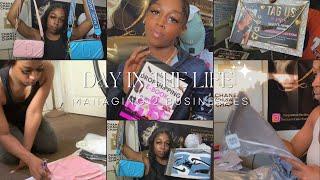 DAY IN THE LIFE: MANAGING 2 BUSINESSES AT ONCE | ENTREPRENEUR VLOG  | @iamqueennikki2.0