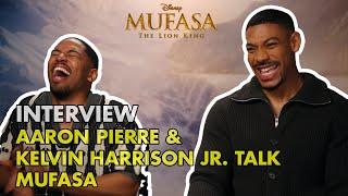 Interview: MUFASA stars Aaron Pierre and Kelvin Harrison Jr. talk legacies, James Earl Jones & more!