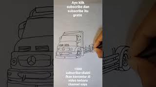 menggambar truk mercy Bagong modif #shorts #trending #viral #fyp #subscribe #shortsvideo