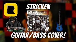 "Stricken" by Disturbed ~ Lead/Rhythm Bass cover (Rocksmith+) *PATREON VIDEO*