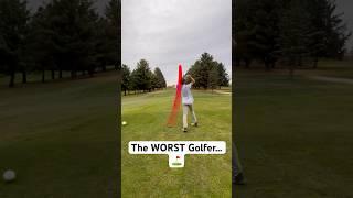 The WORST Golfer EVER… #shorts #golf #fail