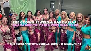 The Crown Jewels and Kanz Altaaj Bellydance Troupes at Sacramento Pride