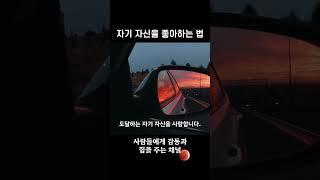 자기 자신을 좋아하는 법