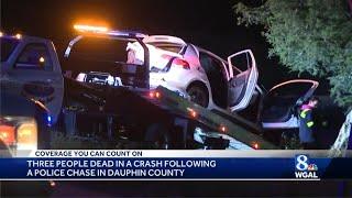 State police: Three people killed in crash after police chase