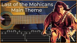 The Last of the Mohicans - Main Theme (Simple Guitar Tab)