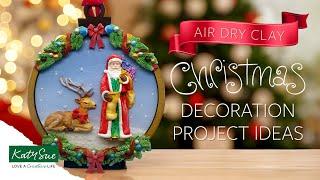 Air Dry Clay Christmas  DIY Decoration Project Ideas 