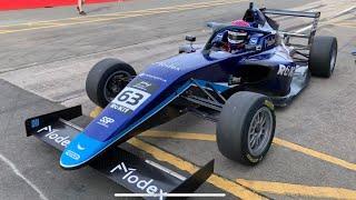 F4 testing with Oliver Gray at Donington today