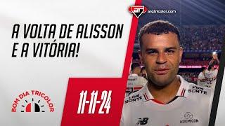 São Paulo vence Athletico em jogo marcado por VOLTA DE ALISSON e MorumBIS | Bom Dia Tricolor