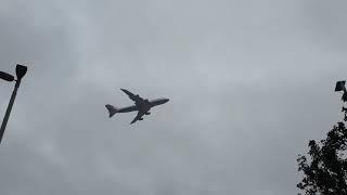 British Airways "Negus" 747-436 G-CIVB final departure from Heathrow