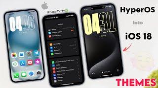 Xiaomi HyperOS Convert Into iOS 17 - iPhone Theme In HyperOS - Dynamic Island, Depth Wall & More ...