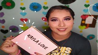 Paleta de KAYLA LOVE + Maquillaje En Tonos Morados | Beatriz DP