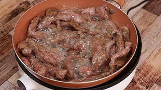 Carne así solo en un restaurante. ¡Receta deliciosa y fácil de hacer!