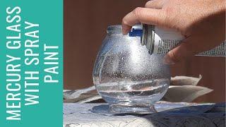 How to DIY Mercury Glass with Spray Paint