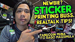 REAL TALK TIPS SA STICKER PRINTING BUSS. PARA SA NEWBIE 2024 | BHENTECH