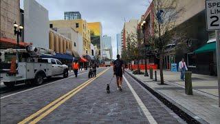 4K Downtown Miami , Spring Break Cycling Travel Tour , Miami Florida , March 2025