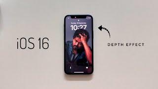 iOS 16 : How To Set Custom Wallpaper With Depth Effect !