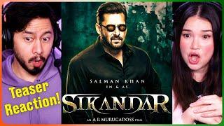 SIKANDAR Teaser Reaction! | Salman Khan | A.R. Murugadoss | Sajid Nadiadwala