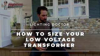 How to Size a Low Voltage LED Landscape Lighting Transformer