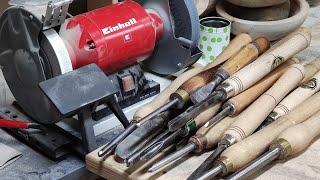 WORKSHOP SERIES - EP1 - How I sharpen woodturning tools 