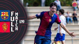 FULL MATCH: FC Barcelona vs Real Zaragoza Juvenil A U19 2024