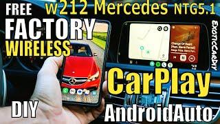 W212 ~DIY~ FACTORY Mercedes NTG5.1  CARPLAY / Android AUTO