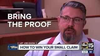 How to win a small claims court case without an attorney