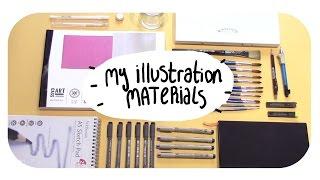 What I use to create my illustrations