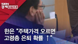 한은 “주택가격 오르면 고령층 은퇴 확률 ↑”