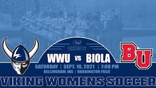WSOC | WWU vs. Biola (9/18, 7 pm)