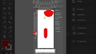 Step-by-Step Modern Logo Creation in Illustrator #logodesign #shorts #logo #illustration