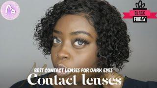 $15 Contact Lenses On Dark Eyes || THEMINTEYE || New Edition + Discount Code