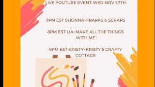 Live craft and chat with the Artistry Collective #cwm #livecraftandchat