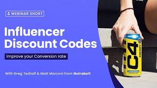 Influencer Discount Codes Improve your Conversion Rate