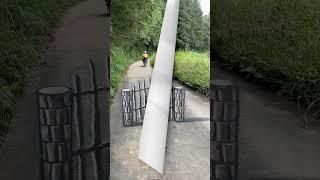在路上画个门，路人看到会有啥反应？ #彩绘张世先 张世先