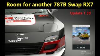 GT7 Mazda RX7 spirit 787B engine swap Le Mans 700pp The Grind Gold How to Tutorial Update 1 38