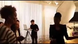 Munaluchi Bride  Magazine Behind the scenes with Preston Bailey