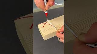 Easy 30° Angle Mark #easy #mark #diy #wood