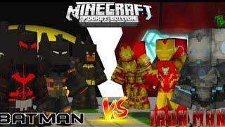 BATMAN VS IRON MAN MOD MINECRAFT