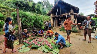 Traditional Nepali Mountain Village Lifestyle || Rural Village Activities || DB Limbu