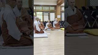 삼각산 화계사 25년 을사년 하안거 용상방 (스님들의 소임표, 역할분담표)