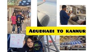 Abudhabi to kannur flight ️journey/#travelvlog