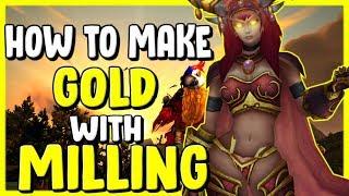 How To Make Gold With Milling In WoW BFA 8.3 - Gold Making, Gold Farming Guide