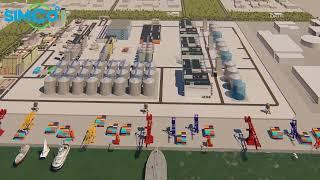 Industrial Food City 3D Animation - SIMCO Flour and Feed Mill Machinery