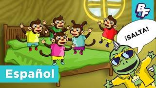 5 Monitos con BASHO & FRIENDS - Canciones en Español para niños