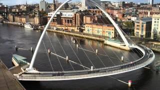 The Gateshead Millennium Bridge | A Pedestrian and Cyclist Tilt Bridge